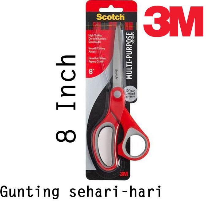 

3M 1428 Scotch Gunting Besar Pemotong kertas Scissor 8 Inch Kode 890