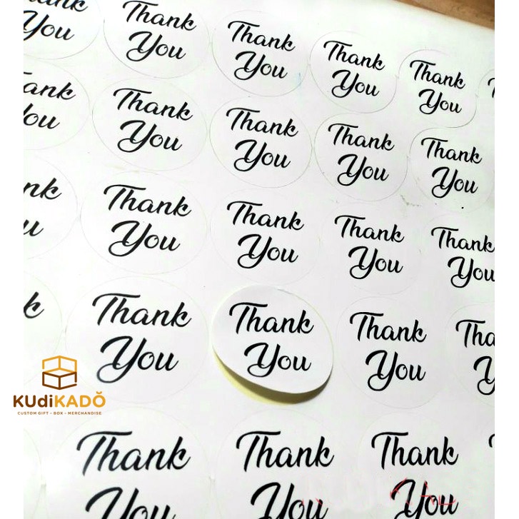 

Stiker label produk Custom bahan Chromo ukuran A3