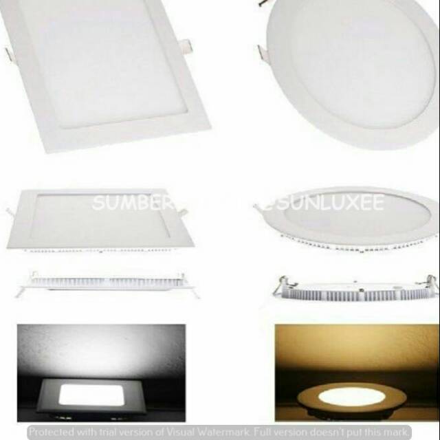 Downlight led panel 18 watt
