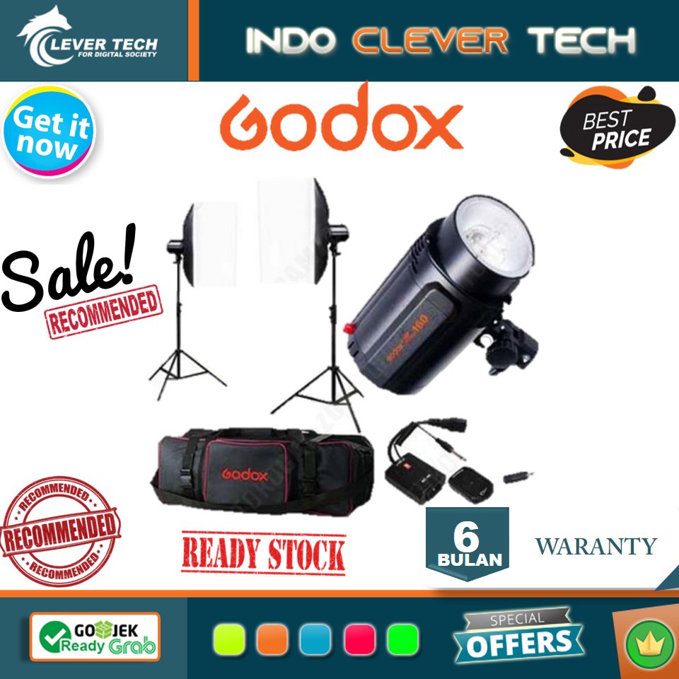 Godox Mini Pioneer Kit K-160 / Paket Studio / Paket Lighting