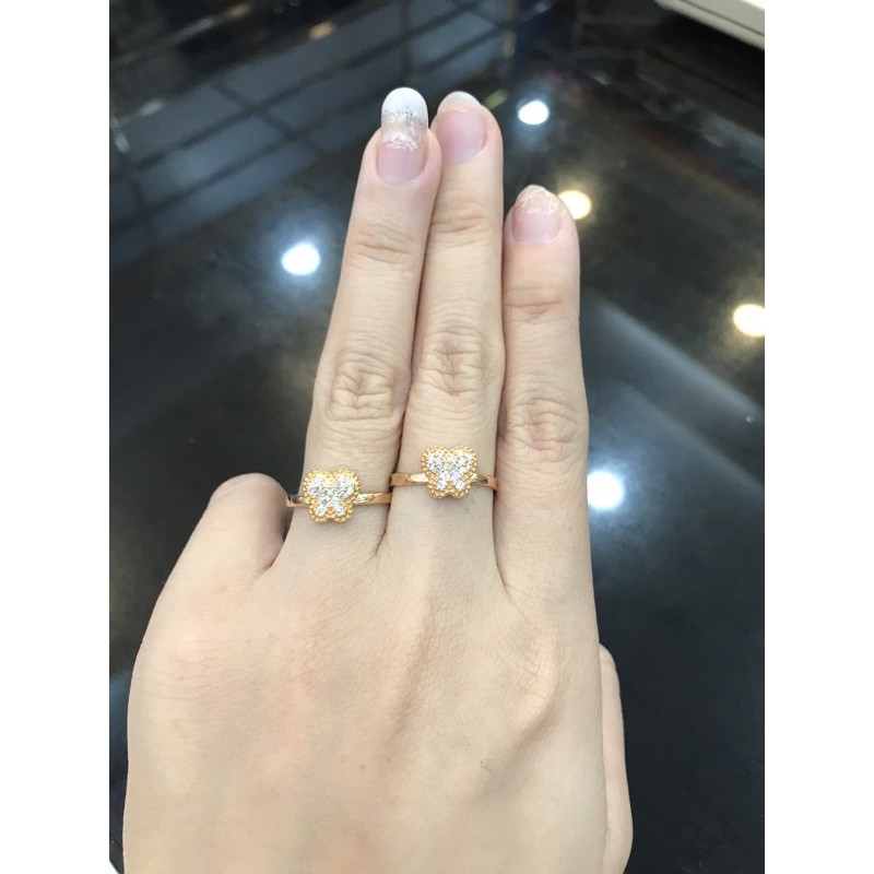 Cincin kupu-kupu pmt emas asli kadar 375