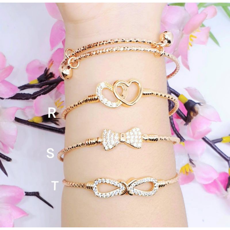 Gelang bangle anak bell permata zircon &quot;GA-57&quot;