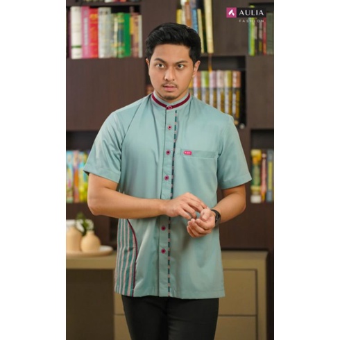 Baju KOKO SHANZA Jungle Green by AULIA fashion