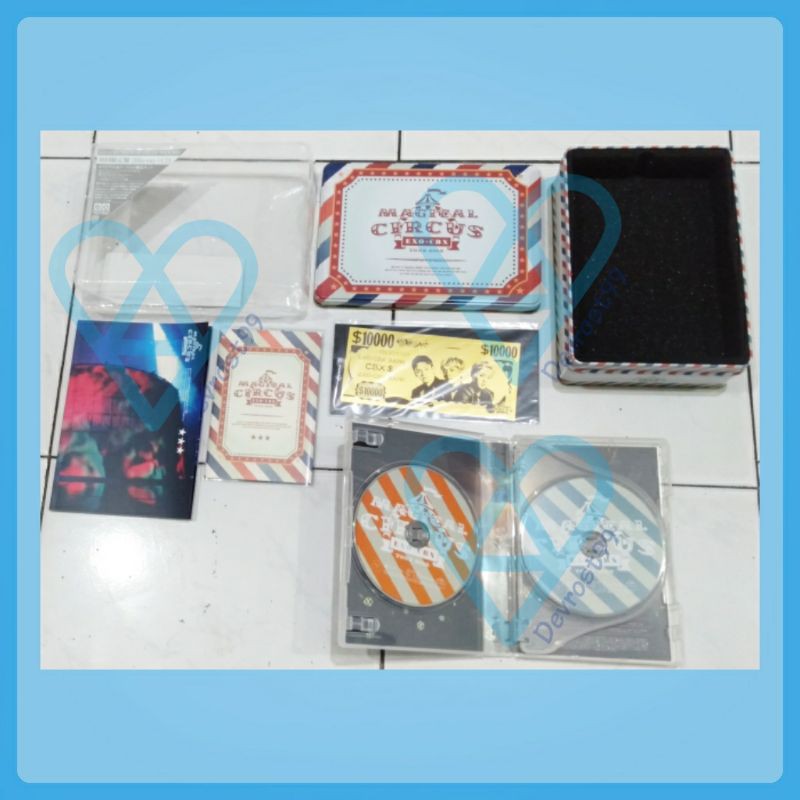 EXO CBX Official Bluray Magical Circus Japan Tour Jepang 2018 Fullset no photocard