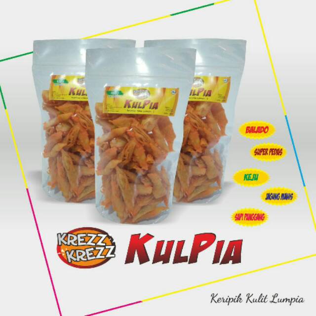 

Kripik KulPia, kripik kulit lumpia Aneka rasa. 100 gram