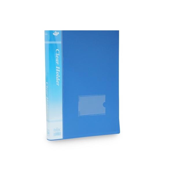 

♀ FELIX Clear Holder Folio Isi 20 Lembar - Biru ✬