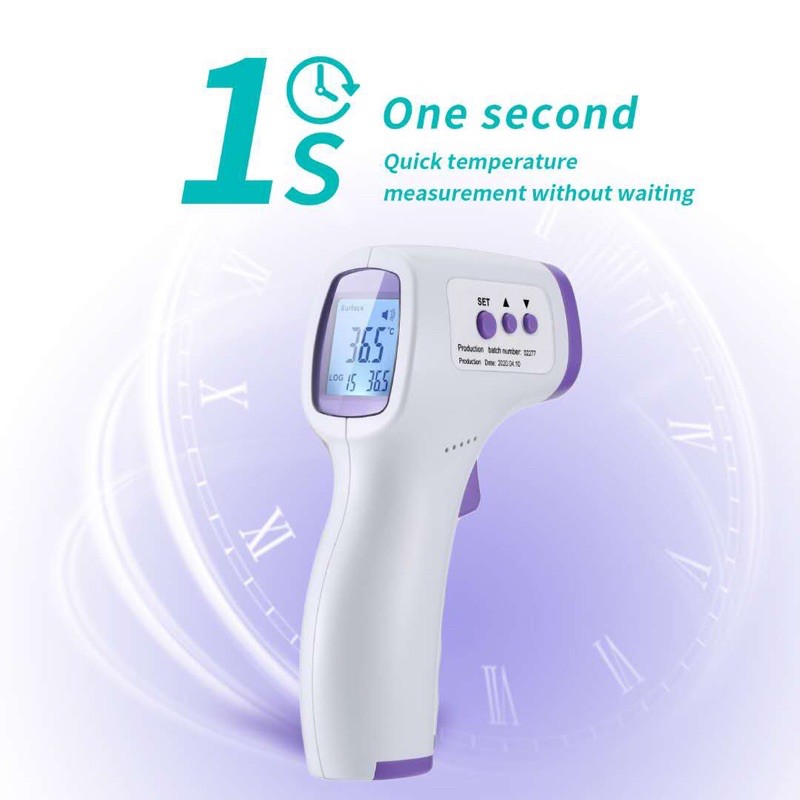 Thermometer Infrared Digital / Thermogun Non-Contact utk alat ukur suhu tubuh