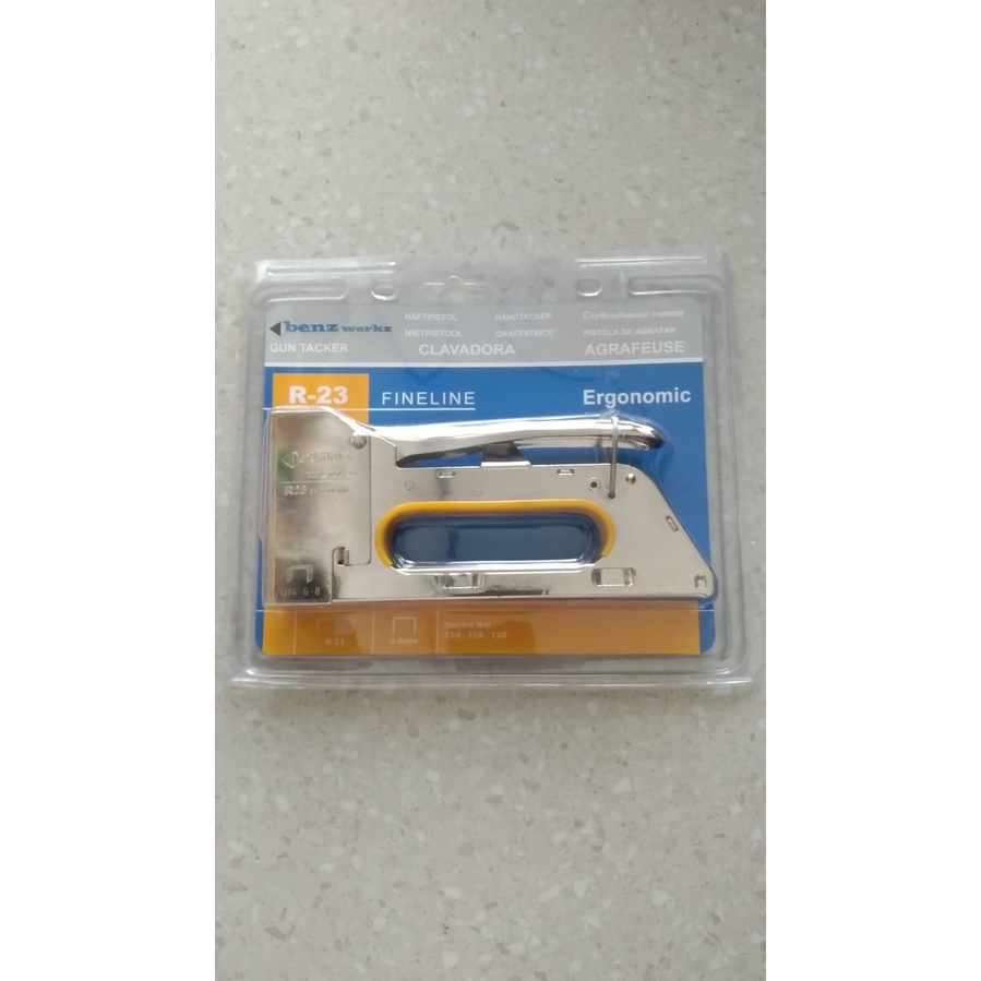

Gun Tacker / Stapler Gun / Staples Tembak / Handtacker R-23 FINELINE ERGONOMIC BENZ