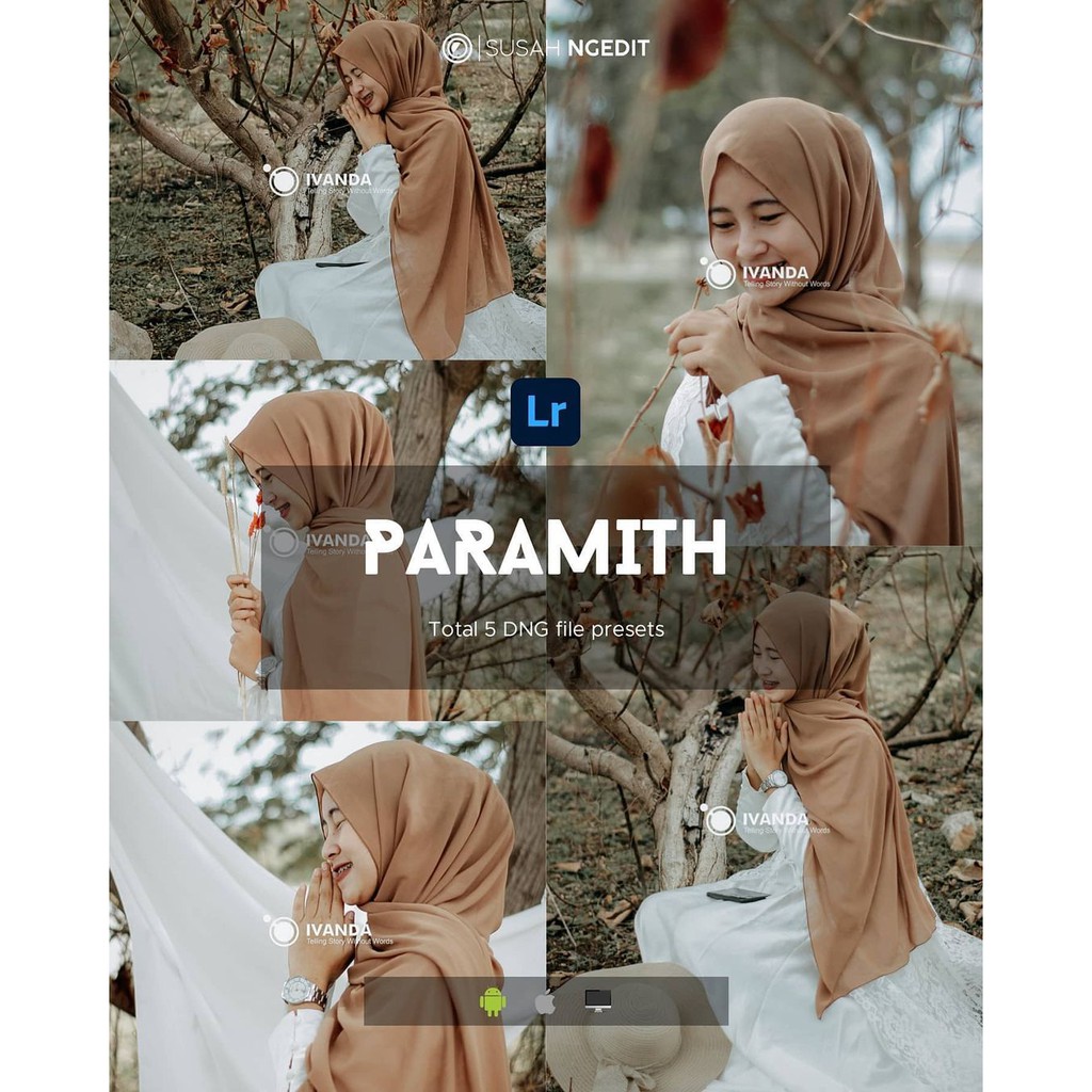 Jual PRESET LIGHTROOM PREMIUM PARAMITH PC IOS Android Shopee Indonesia