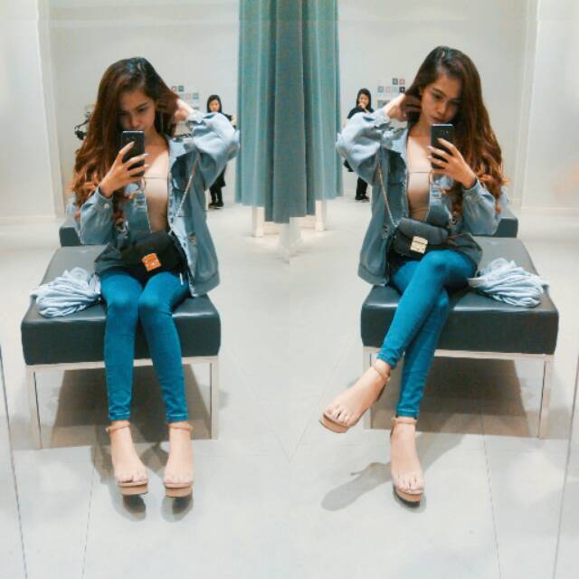 clear strap platform heels