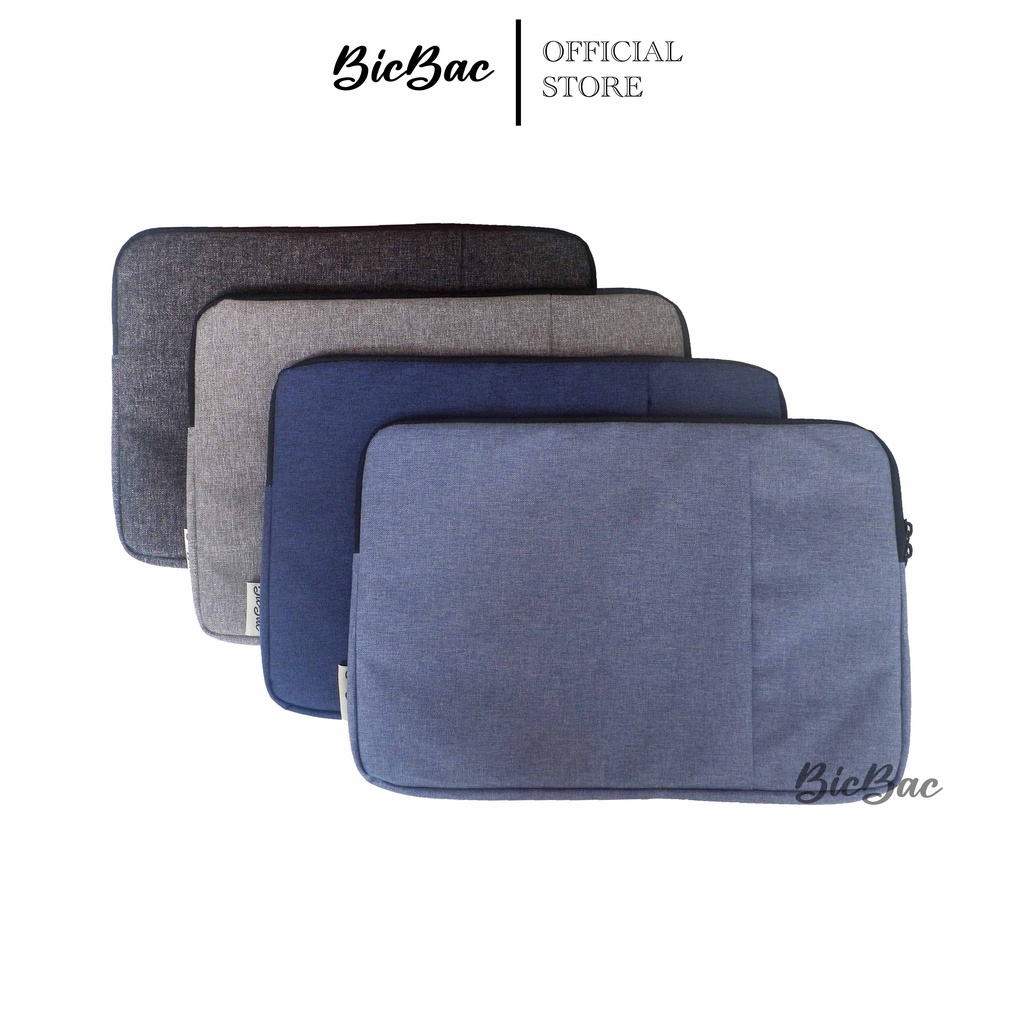 BICBAC TAS SLEEVE CASE LAPTOP KULIT CLUTCH DENIM CANVAS BAG DOMPET PREMIUM COLOR ANTI AIR WATERPROOF SHOCKPROOF ASUS LENOVO ACER HP 11 12 13 14 15 16 inch