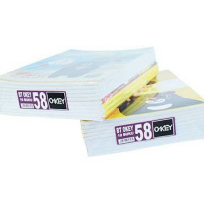 

(10 buku) BUKU TULIS OKEY ISI 58 LEMBAR MURAH
