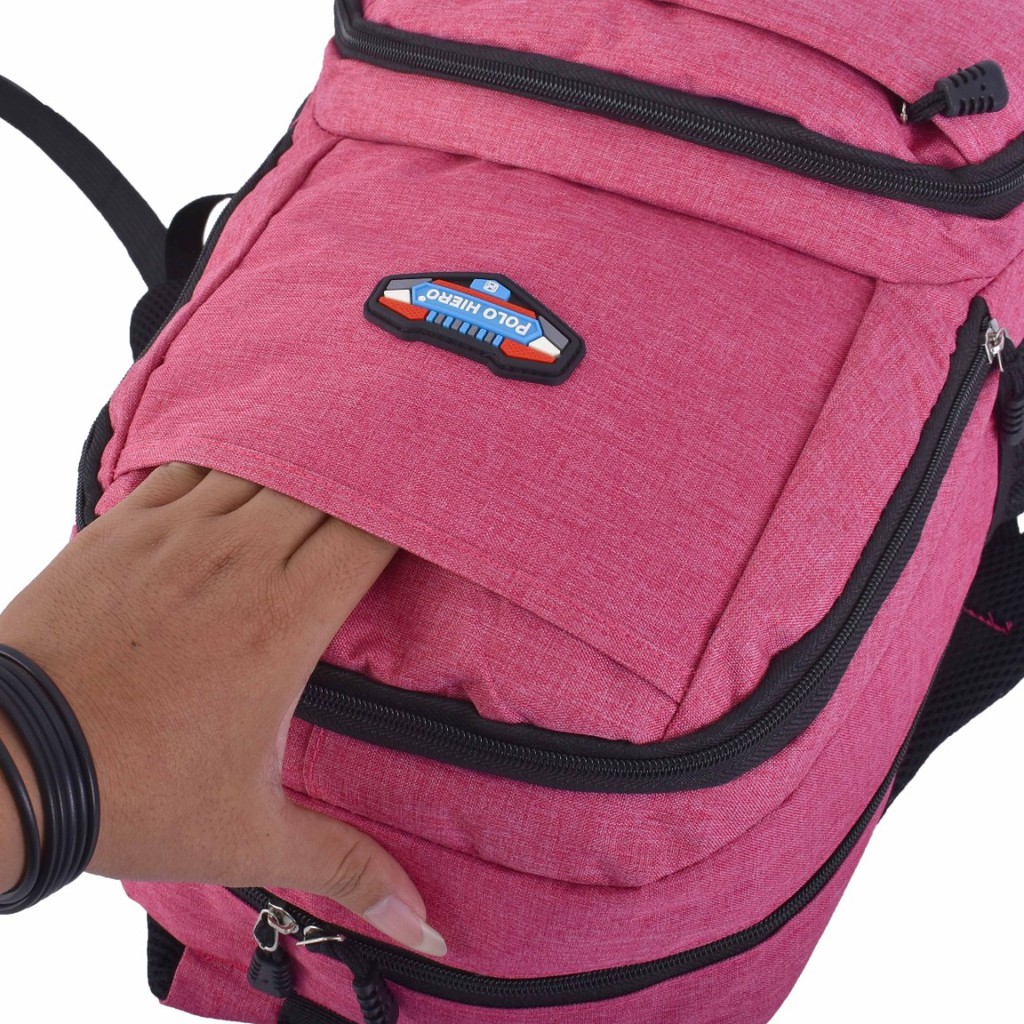 (RF) Ransel Fashion Wanita Polo Hiero 6894 Tas Sekolah Ransel Import Backpack Fashion Cewek