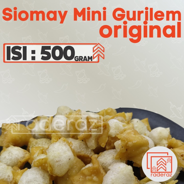 

GURILEM MINI 500gr Siomay Kering Toping Baso Aci Cuanki Seblak by RADERAZ (bisa GROSIR bisa COD)