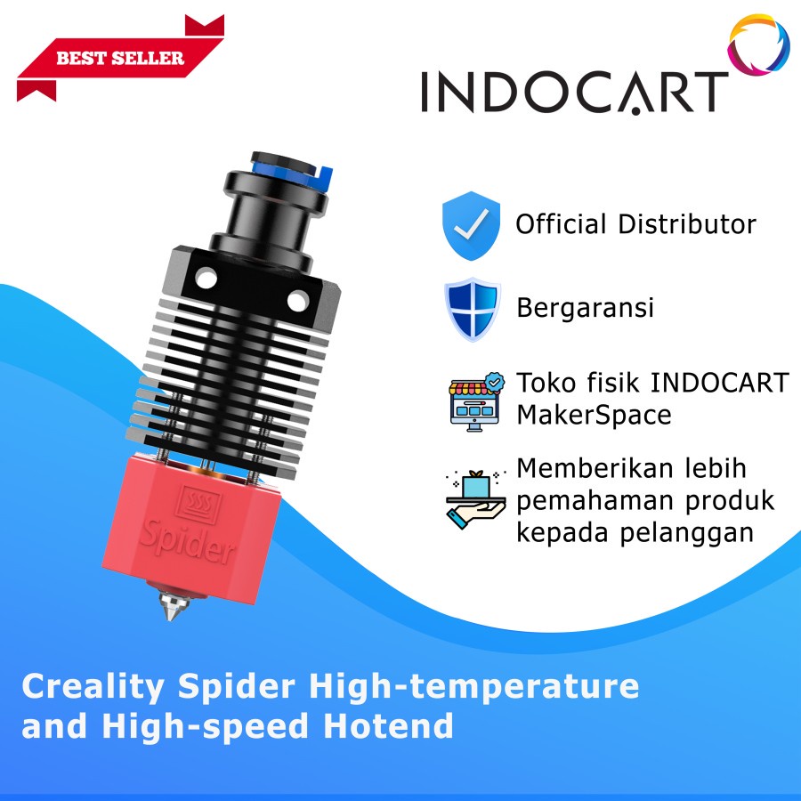 INDOCART 3D Printer Spider High-temperature and High-speed Hotend