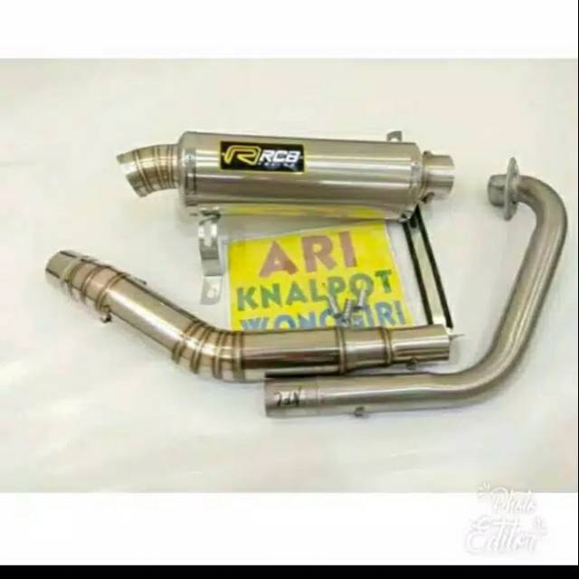 KNALPOT RCB OVAL VIXION, FU, MX, R15, SONIC, GSX, CB150R, BYSON, TIGER, MP, SUPRA GTR, DLL