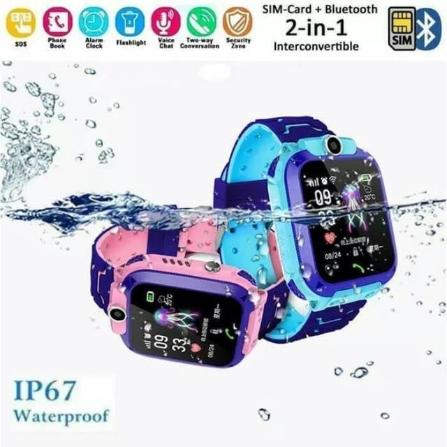 Jam tangan GPS anak Q12 waterproof anti air gps tracker