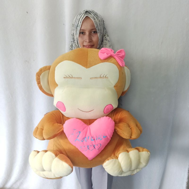 boneka Monyet cantik jumbo murah