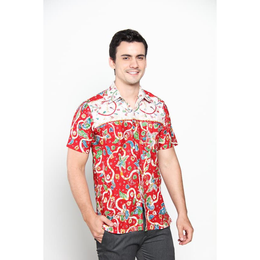 Seragam Batik Kemeja Batik Pria Motif Papua