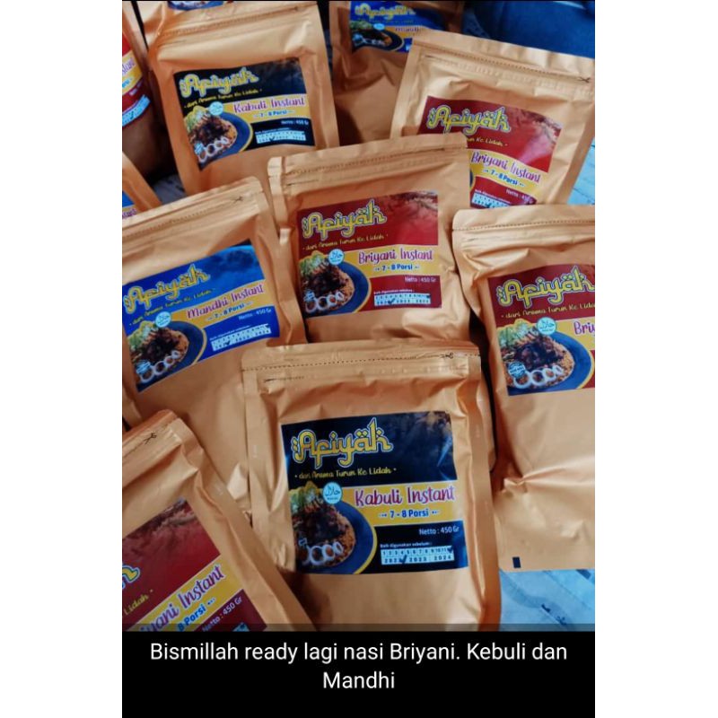 

Nasi Arab Afiyah Kebuli, Mandhi, Briyani