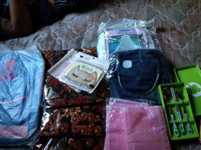 Pasangan Baju Batik Keluarga Kemeja Batik Motik Sekar Sogan