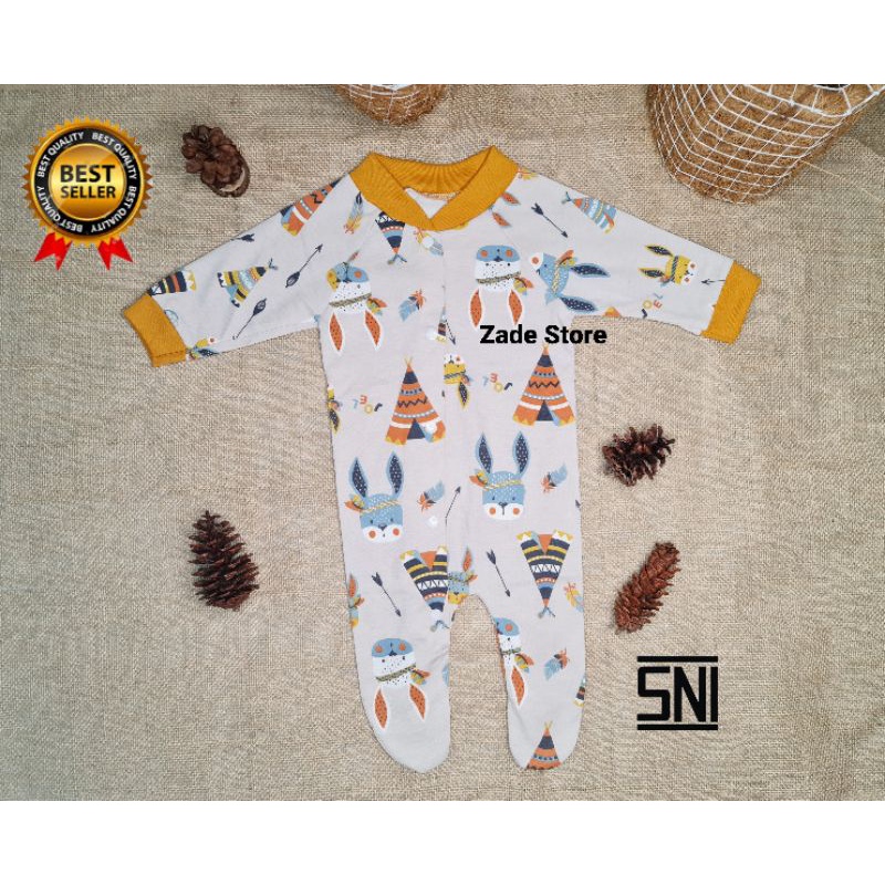 Jumpsuit bayi lengan panjang SNI JOEL Jumper Bayi Newborn Sleepsuit Bayi Jumper Kaki Tutup  kaki buka Lengan Panjang baju tidur piyama kaos bayi baju anak baru lahir celana kodok set