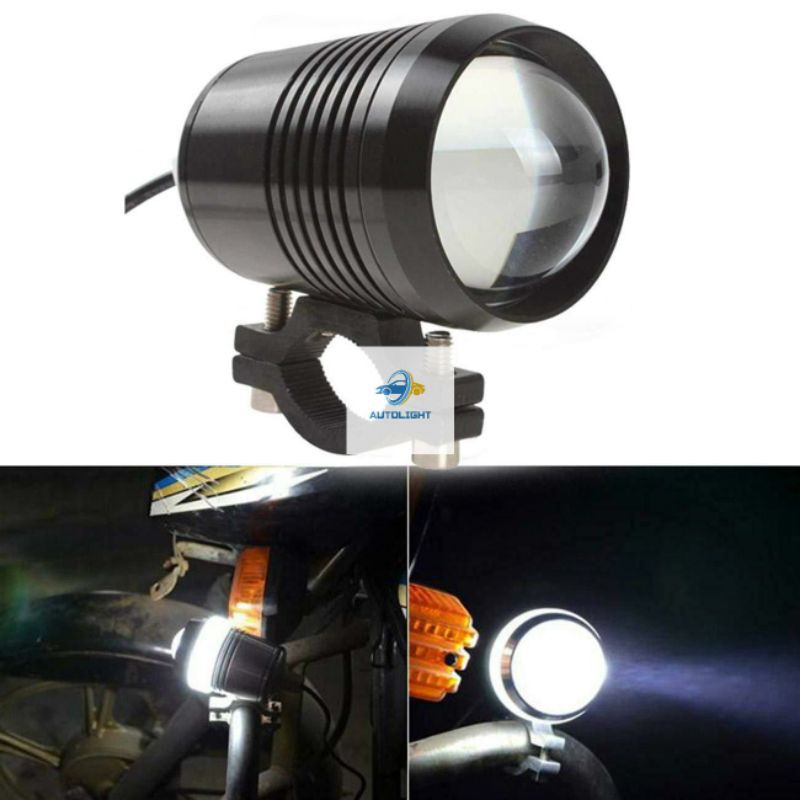 Lampu Sorot Tembak LED Projie Projektor U1&amp; U5 Putih Cree Lampu Sorot Motor