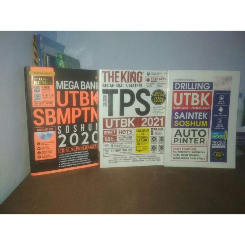 BUKU UTBK SBMPTN TPS TKA SOSHUM (Preloved)