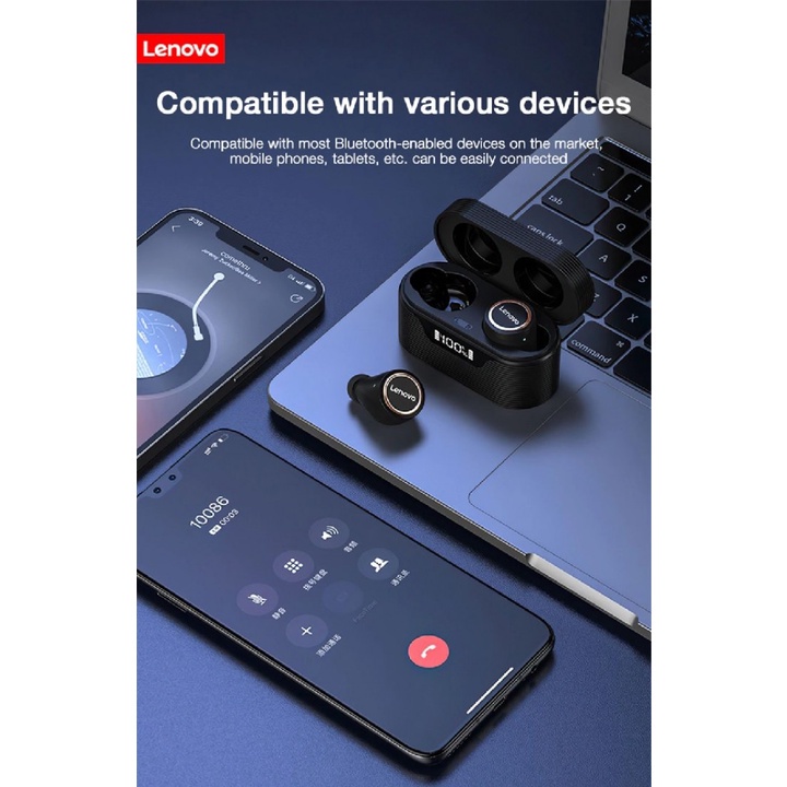 T84 LENOVO LivePods LP12 - TWS Bluetooth Earphone with 300mAh Storage Box