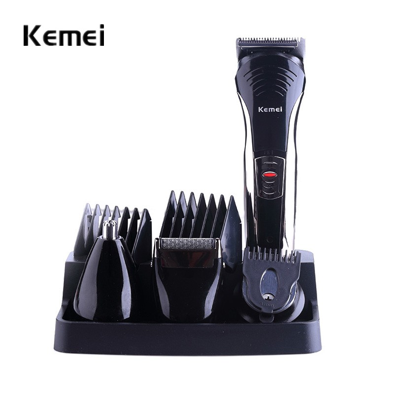 Kemei KM-590A Hair Clipper Trimmer Shaver 7 in1 Alat Cukur Rambut Kumis Jenggot