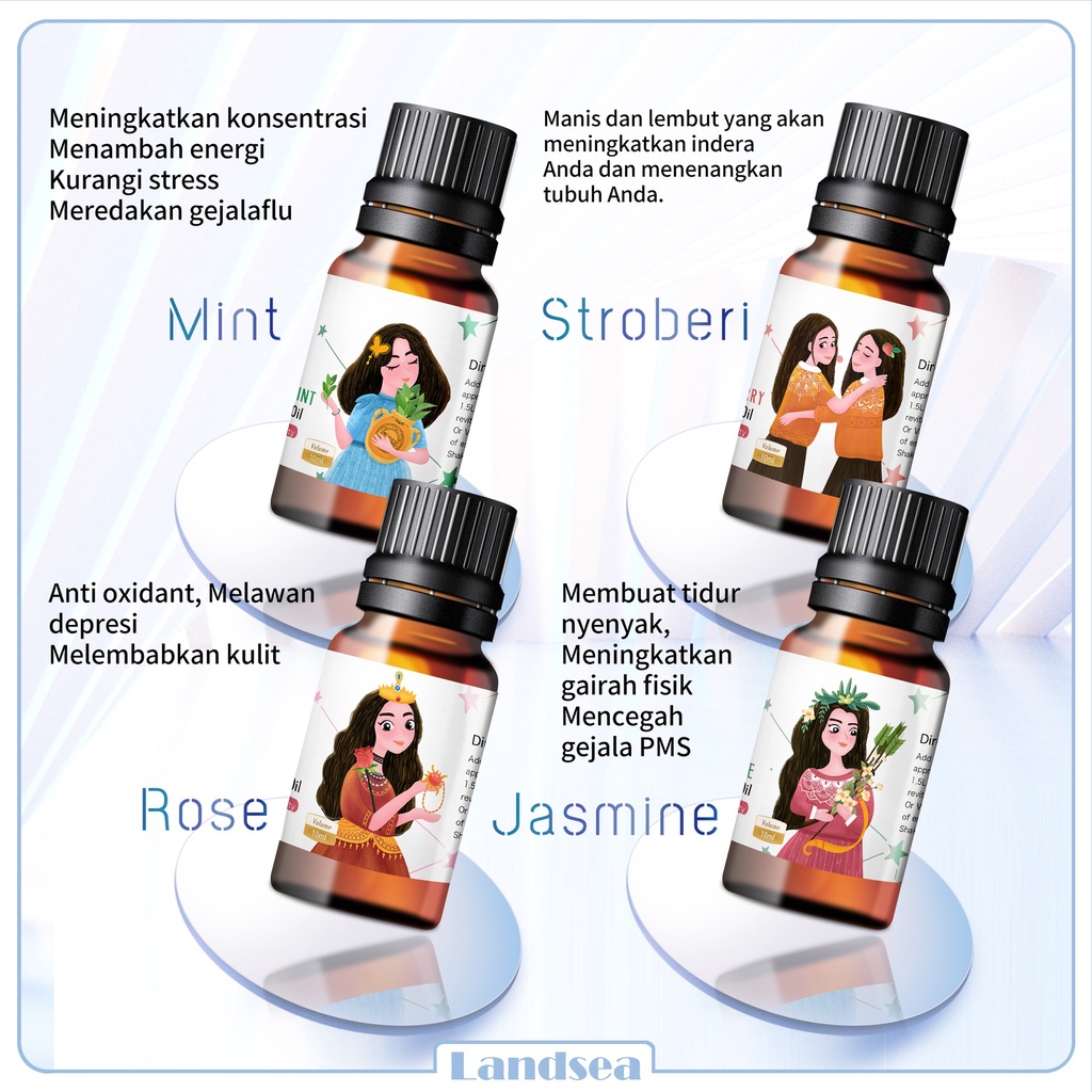 Landsea Essential Oil - 10ML - Aromatherapy - Aromaterapi - untuk Diffuser / Humidifier