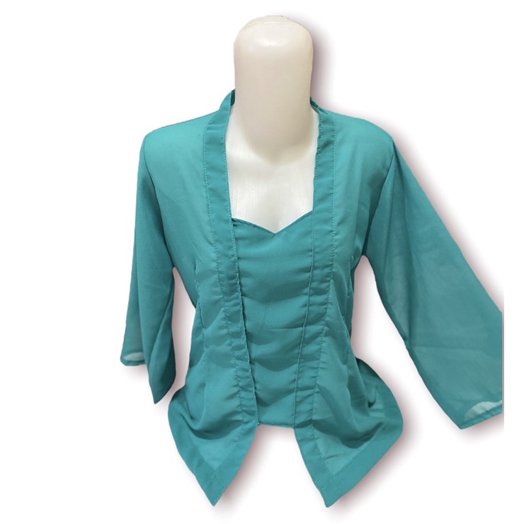 kebaya sifon polos kebaya sifon murah kebaya sifon lengan lonceng kebaya bali murah pakaian adat bal