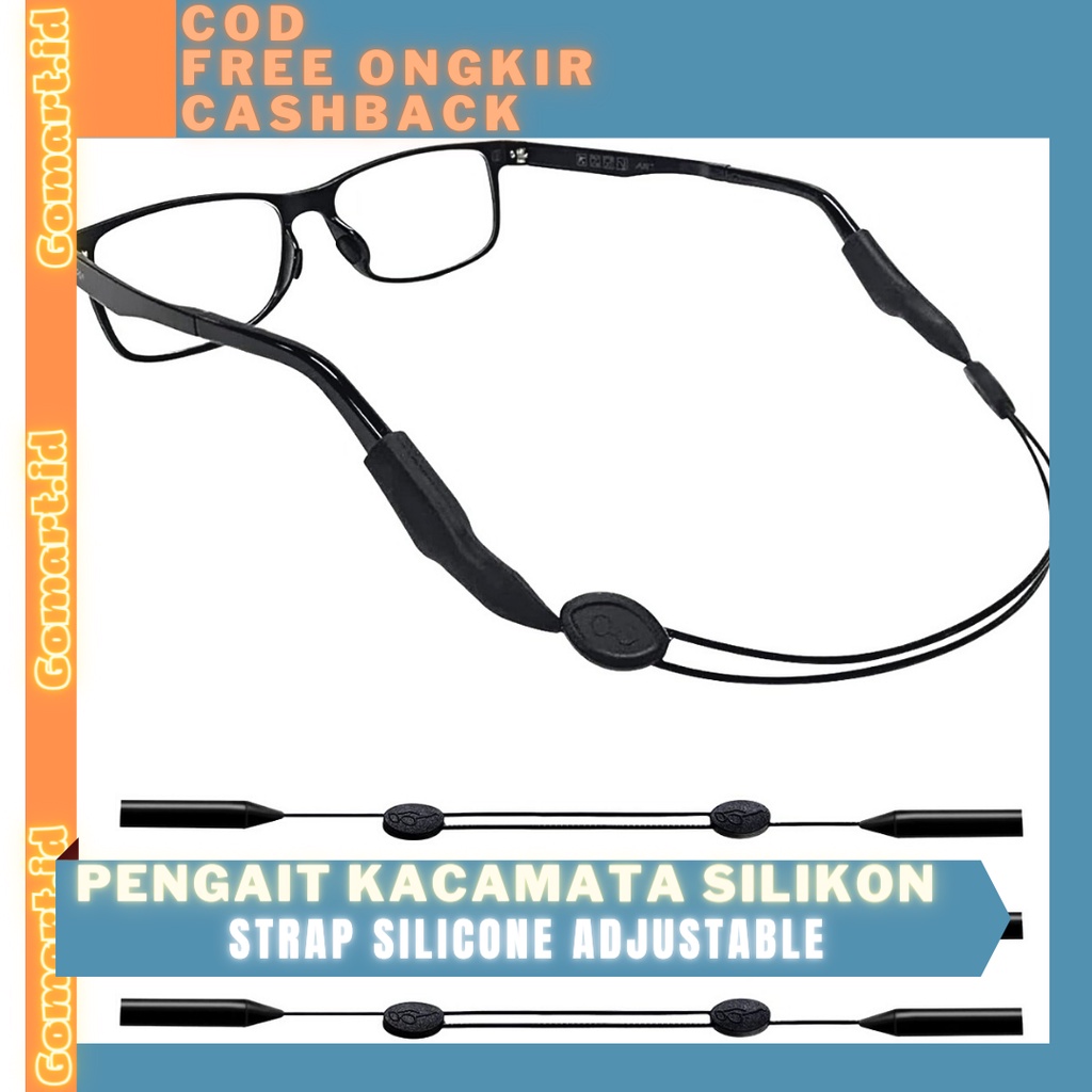 Tali Pengait Kacamata Silikon - Eyeglassses Holder Strap Silicone Adjustable