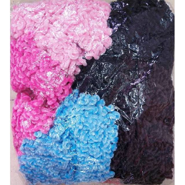 Ikat rambut ubur 6 PCS Besar/karet rambut cendol xl