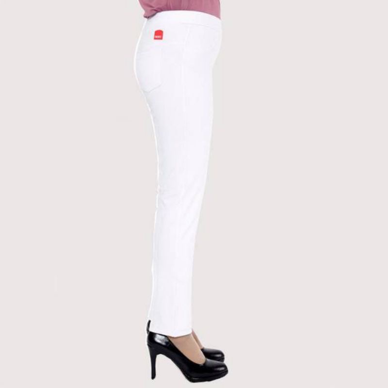 Celana dauky - Straight fit dauky putih bersih