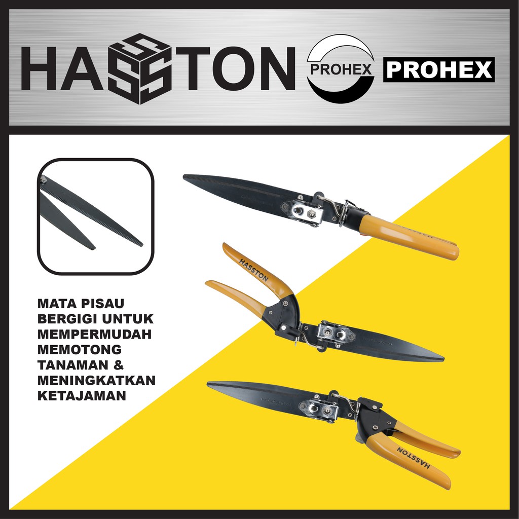 

HASSTON Gunting Rumput 3 Posisi HASSTON (1350-010)
