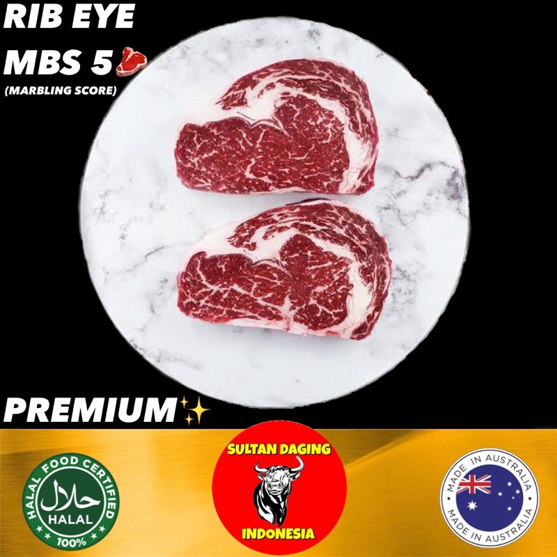 

WAGYU RIB EYE MBS 5+ PREMIUM 280 GRAM IMPORT DARI AUSTRALIA/ WAGYU RIB EYE MB5 DAGING/ RIB EYE MB 5 SAPI/ RIB EYE MBS 5