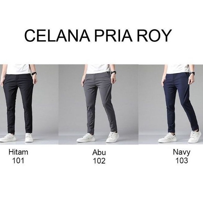 CELANA CHINO CHINOS  PANJANG PRIA SLIMFIT ANKLE PANTS KERJA HARIAN SANTAI CASUAL FORMAL KATUN STRETC
