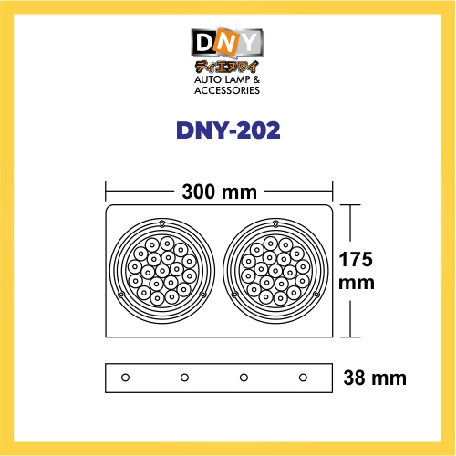 Lampu Stop DNY Universal Led 2