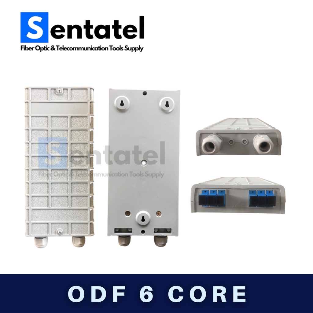 ODF / Roset FTTH / OTB Wall 6 Core SC +  6 Adaptor SC UPC