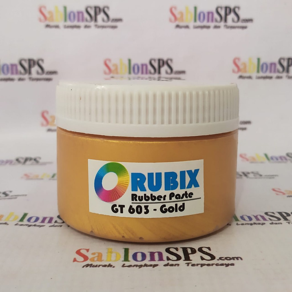 RUBIX RUBBER PASTE SABLON GOLD 100GR