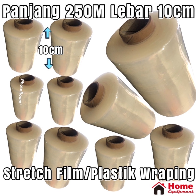 

PLASTIK WRAPING UKURAN 10cm PANJANG 250METER KUAT TIDAK MUDAH SOBEK