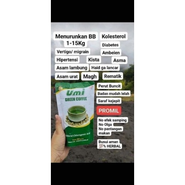 

umee green cofee 100% ORI