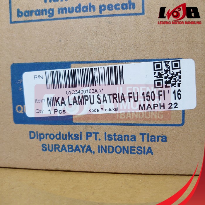 Win Mika Lampu Kaca Depan Satria FU 150 Fi 2016 Headlamp Bagus