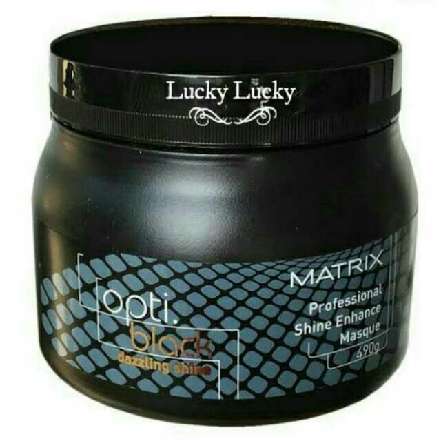 Matrix Opti Black Dazzling Shine Masque 490gr Masker Rambut Hitam