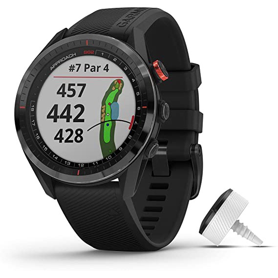 Garmin Approach S62 Black Ceramic  White Garansi Resmi TAM 2 Tahun