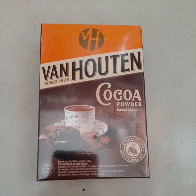 

COKLAT BUBUK VAN HOUTEN 45 gram/COCOA POWDER/KAKAO BUBUK