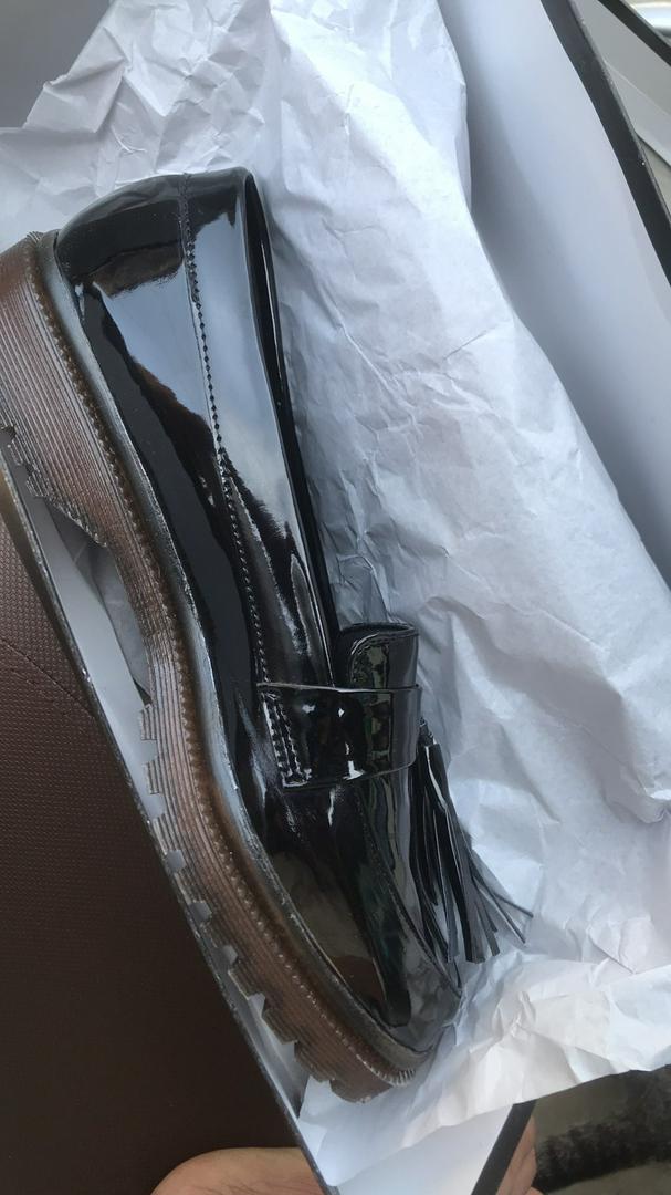 Arskaprojects Sepatu Kerja Wanita Hazel Glossy Black, Premium Murah Handmade