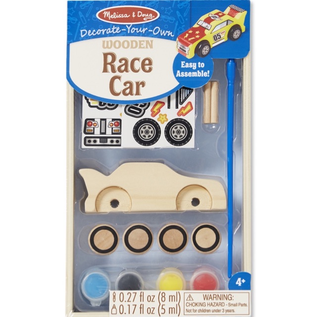melissa and doug race car vehicle set