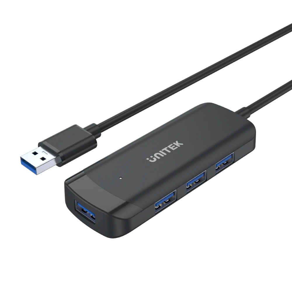 UNITEK H1111E Q4 4 Ports Powered USB 3.0 Hub Cable 1.5m